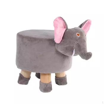 Уютная подставка для ног в форме животного для дома и офиса Elephant