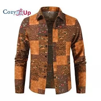 Уютная повседневная мужская хлопковая рубашка с длинными рукавами и лацканами цвета твиста M темно-синий