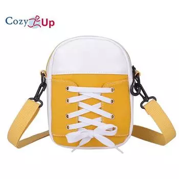 Уютная сумка через плечо из сращенной парусины для женской сумки, студенческая сумка через плечо 22x15x5cm синий