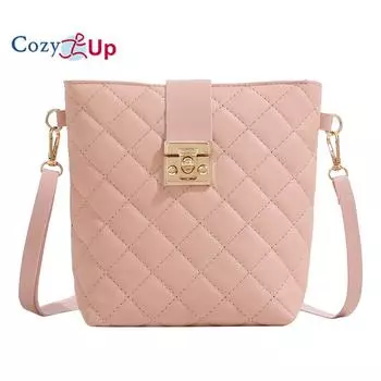 Уютная сумка с сетчатым узором Ling, повседневная женская маленькая сумка, минималистичная сумка-ведро на плечо белый