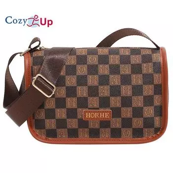 Уютная женская сумка с принтом, повседневная сумка через плечо большой вместимости розовый