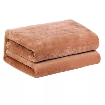 Уютное мягкое фланелевое зимнее одеяло с электрическим подогревом, электрическое одеяло с мягким подогревом и контролем температуры S коричневый