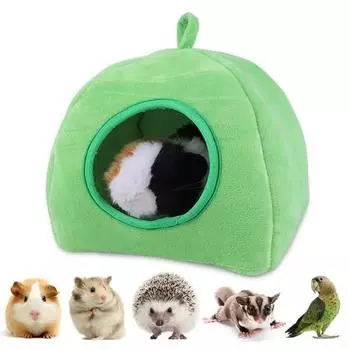 Уютное теплое гнездо для ежа, ветрозащитное, удобное универсальное полузакрытое гнездо для маленьких домашних животных на осень-зиму
