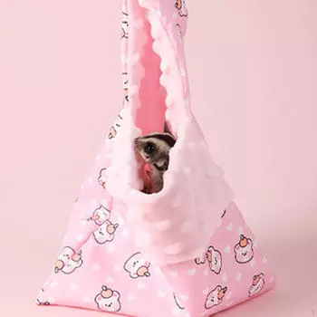 Уютное убежище для маленьких домашних животных: Подвесные сахарные планеры, хомяки и многое другое розовый