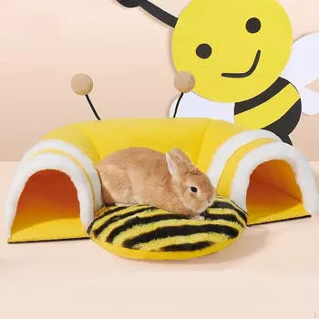 Уютное убежище для мелких домашних животных - туннель-убежище и комплект для сна Bee Nest