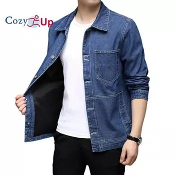 Уютные дизайнерские джинсовые куртки Классическая повседневная джинсовая куртка Мужская модная хлопковая верхняя одежда Пальто Мужская одежда