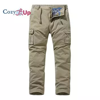 Уютные мужские брюки-карго для походов, быстросохнущие, легкие, эластичные, водонепроницаемые, для работы, путешествий, с карманами 29 чёрный