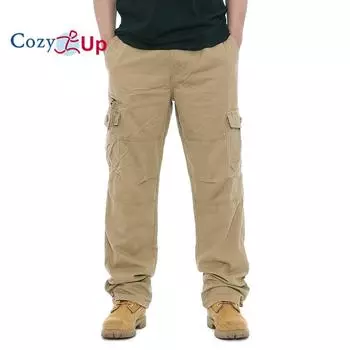 Уютные мужские камуфляжные брюки, тактические брюки-карго, рабочие комбинезоны, спортивные брюки для спорта на открытом воздухе, пешего туризма, охоты, прочные хлопковые брюки M чёрный