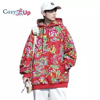 Уютные мужские модные квартальные наряды, толстовки с принтом, топы, флисовые толстовки с длинными рукавами M чёрный