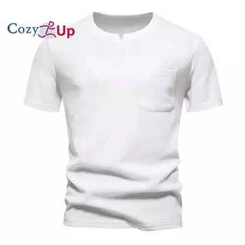 Уютные мужские рубашки на пуговицах, повседневные пляжные однотонные летние футболки с коротким рукавом и V-образным вырезом S чёрный