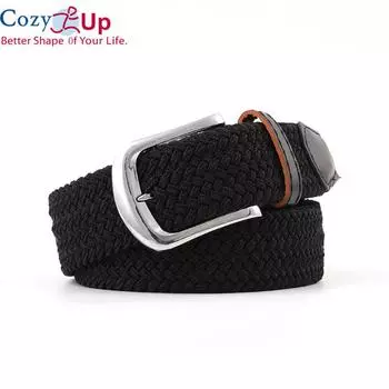 Уютные парусиновые ремни для мужчин, модные металлические пряжки с пряжкой, военный тактический ремень, мужской эластичный ремень для брюк, джинсов 107*3,3 см чёрный