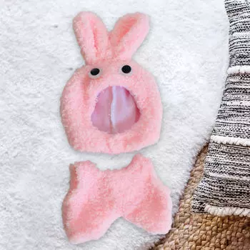 Уютные плюшевые комбинезоны для кукол для детей - Креативная одежда Pink rabbit