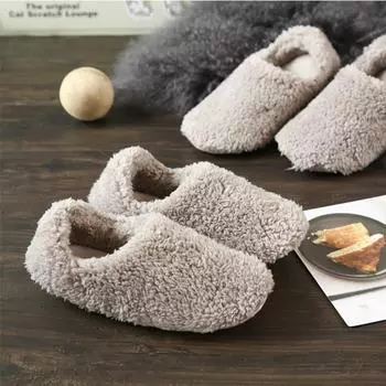 Уютные зимние тапочки-обёртки для пар, для дома Children (outer length 23cm) серый