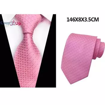 Уютный ап 3,15 дюйма(8 см) Модный полосатый мужской галстук с узором пейсли в клетку и цветком на свадьбу