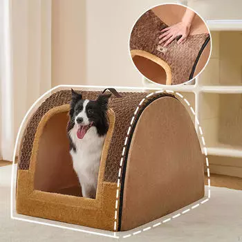 Уютный домик для собак со съемной функцией обогрева M