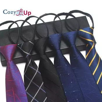 Уютный галстук в полоску, 7 см/2,75 дюйма, удобный галстук в полоску для мужчин и женщин