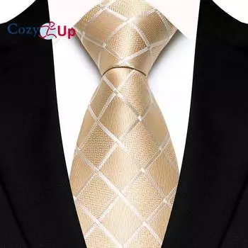 Уютный классический галстук в деловом стиле для мужчин, свадебный жаккардовый галстук