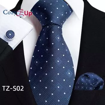 Уютный комплект из трех предметов, модный деловой мужской галстук с узором пейсли, включает в себя галстук, запонки, носовой платок
