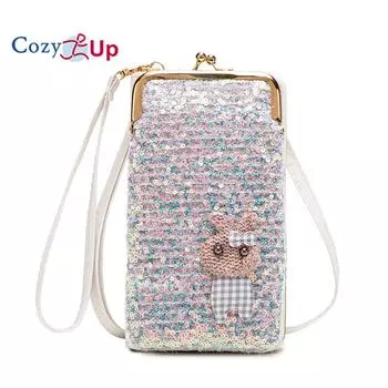 Уютный мобильный кошелек, простая сумка на плечо, милая кукла, сумка через плечо розовый