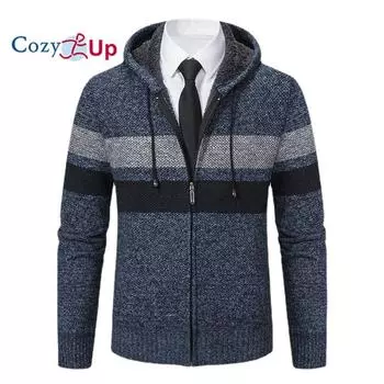 Уютный мужской кардиган с шалевым воротником, повседневный вязаный свитер с длинными рукавами и открытым передом, пальто с карманами M красный