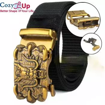 Уютный мужской ремень из сплава с магнитной пряжкой, уличный рабочий тактический ремень для джинсов и брюк, повседневный эластичный комбинезон, мужской поясной ремень, новый 120 см чёрный