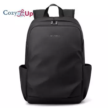 Уютный мужской рюкзак с рюкзаком для компьютера большой вместимости, рюкзаком для бизнеса и путешествий на работу на открытом воздухе 32cm * 2cm * 47cm чёрный