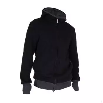 Уютный мужской свитер с капюшоном и удобным карманом M