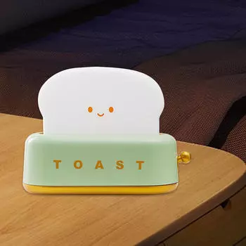 Уютный ночник Glow Bread - стильная настольная лампа для домашнего декора зелёный