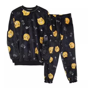 Уютный пижамный комплект унисекс Kakao Friends из норки, лучший персонаж Кореи