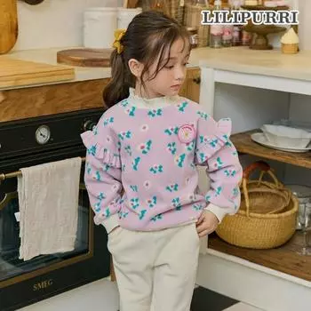 Уютный свитшот Lilypuri Flower Фиолетовый Violet/150