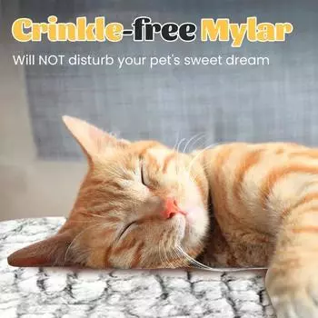 Уютный, теплый, самонагревающийся коврик для домашних животных, самонагревающаяся лежанка для кошек, постоянно теплый коврик для будки для кошек и собак для холодной зимы S