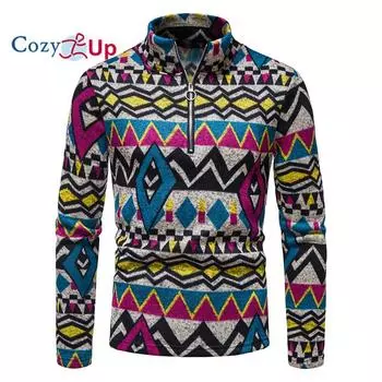 Уютный теплый вязаный жаккардовый акриловый винтажный свитер, кардиган, мужские осенние повседневные классические свитера