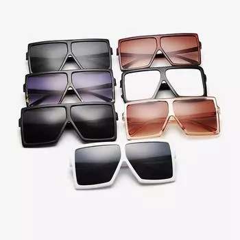 UV400 женские новые горячие продажи популярные высококачественные солнцезащитные очки женские очки для вождения квадратные пластиковые солнцезащитные очки модные солнцезащитные очки уникальные 4