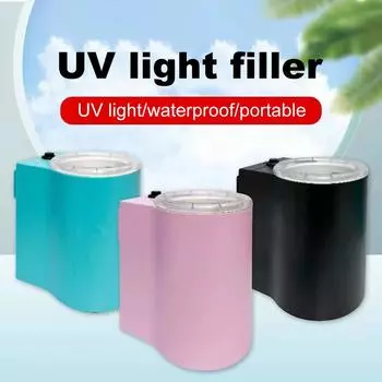 UV Night Light Fill Light Waterproof Squid Light Accumulator Battery Operated Luminous Soft Hard Bait Fill Light Fishing Tackles озеро синий