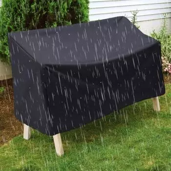 UV Resistant Courtyard Bench Cover Furniture Dust Cover Seat Protective Cover Outdoor S