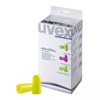 Звукоизоляционные защитные средства UVEX Беруши 300 шт. x-fit 2112-022 зелёный