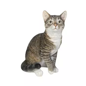 Uvia Wrapped Sitting Sabata Cat 25 x 17 x Кукольная фигурка Украшение Животное Садовое украшение Кошка (большой) 30,5 см H12321-10