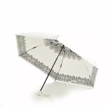 UVION Premium White Parasol Foldable UV Protection Over Light Blocking Ultra Lightweight For Sunny or Rainy Women Made in Japan Umbrella Bag Included