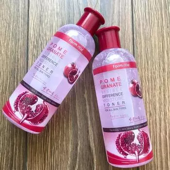 УВЛАЖНЯЮЩИЙ ТОНИК FARMSTAY VISIBLE DIFFERENCE (ГРАНАТ), Увлажнение,Корейская косметика, Kbeauty, образец