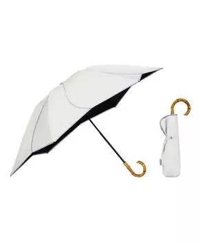 UVO Folding the Ultimate Floral Light Blocking UV UPF Heat Suitable for Sun and 55cm Wpc. (Ubo) Umbrella, Parasol, 3-Tier, Off-White, 100% &