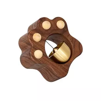 Уведомление о входе Колокольчик Ветра Деревянный Колокольчик Лавочника В Форме Лапы Дверной Звонок Колокольчик для Входа Украшения для Холодильника Окон Входа B