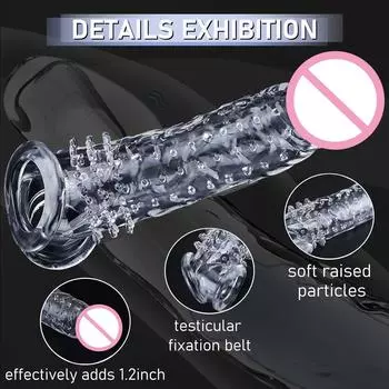 Увеличьте размер больших волчьих брекетов для мужчин, специальные частицы, презерватив, секс-игрушки для пар