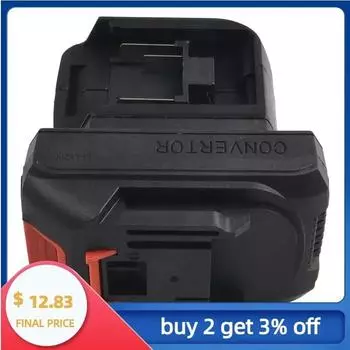 Увеличьте время работы с помощью эффективного аккумуляторного преобразователя 2 в 1 для ударной дрели-гайковерта Makita. Отвертки. Рабочий фонарь. CHINA