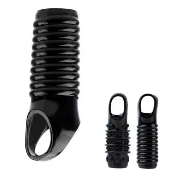 Увеличение пениса, насадка для пениса, кольца для пениса, секс-игрушки для мужчин, отсроченная эякуляция, многоразовый презерватив, удлинитель пениса из термоэластопласта A