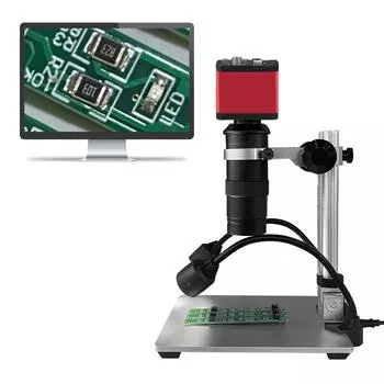 Увеличение Регулируемый 130-кратный зум-объектив с креплением C Увеличение 0,1X~1,5X для HDMI USB Промышленная видеомикроскопическая камера