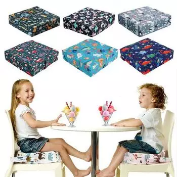 Увеличенная подушка для стула Удобная удобная Легко чистящаяся Съемная мягкая губка Увеличенная подушка для детей J