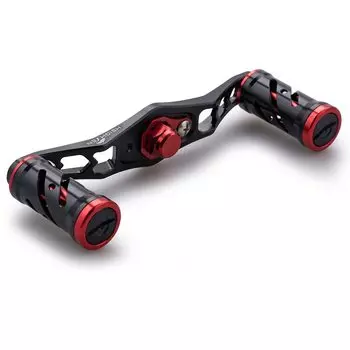 Увеличенная ручка катушки 95 мм для катушки SHIMANO DAIWA Abu general bait reel серии Spider (Черный Красный) (216)