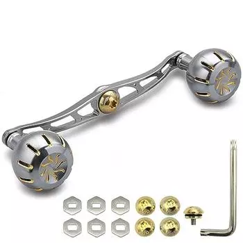 Увеличенная ручка катушки серии Chrysant 130 мм 35 мм, установленная для Shimano Daiwa Abu Garcia