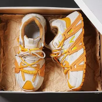 Увеличить 5 см толстая подошва женская обувь дышащая досуг многофункциональная спортивная обувь весенне-осенняя серия бисквитный торт дизайн 39 синий