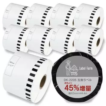 Увеличить Длинная бумажная лента 10 рулонов Совместимость с лентой Brother DK Совместимая этикеточная бумага Канцелярские принадлежности Офисные принадлежности Термобумага Водонепроницаемая